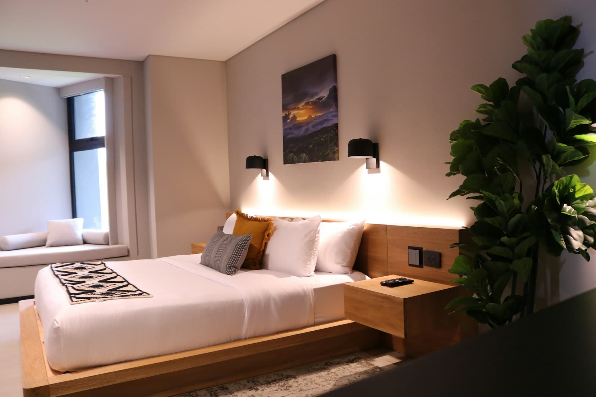 Real estate photography - orderly bedroom