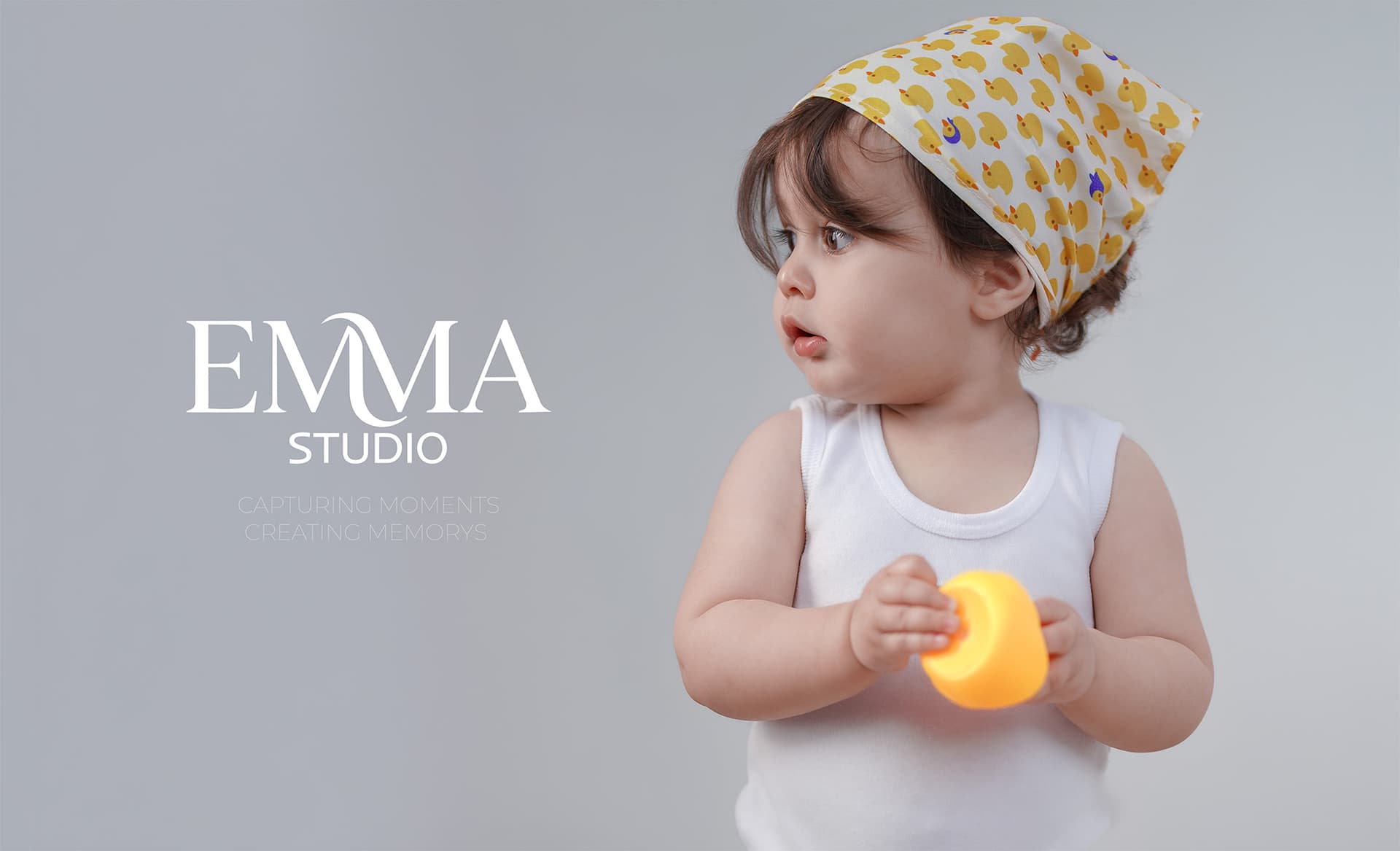 საბავშვო ფოტოსესია — ბავშვი თამაშის დროს, Emma Studio თბილისი